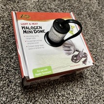 Zilla MINI Halogen Dome Fixture Reptile Terrarium Lamp Light New - $12.99