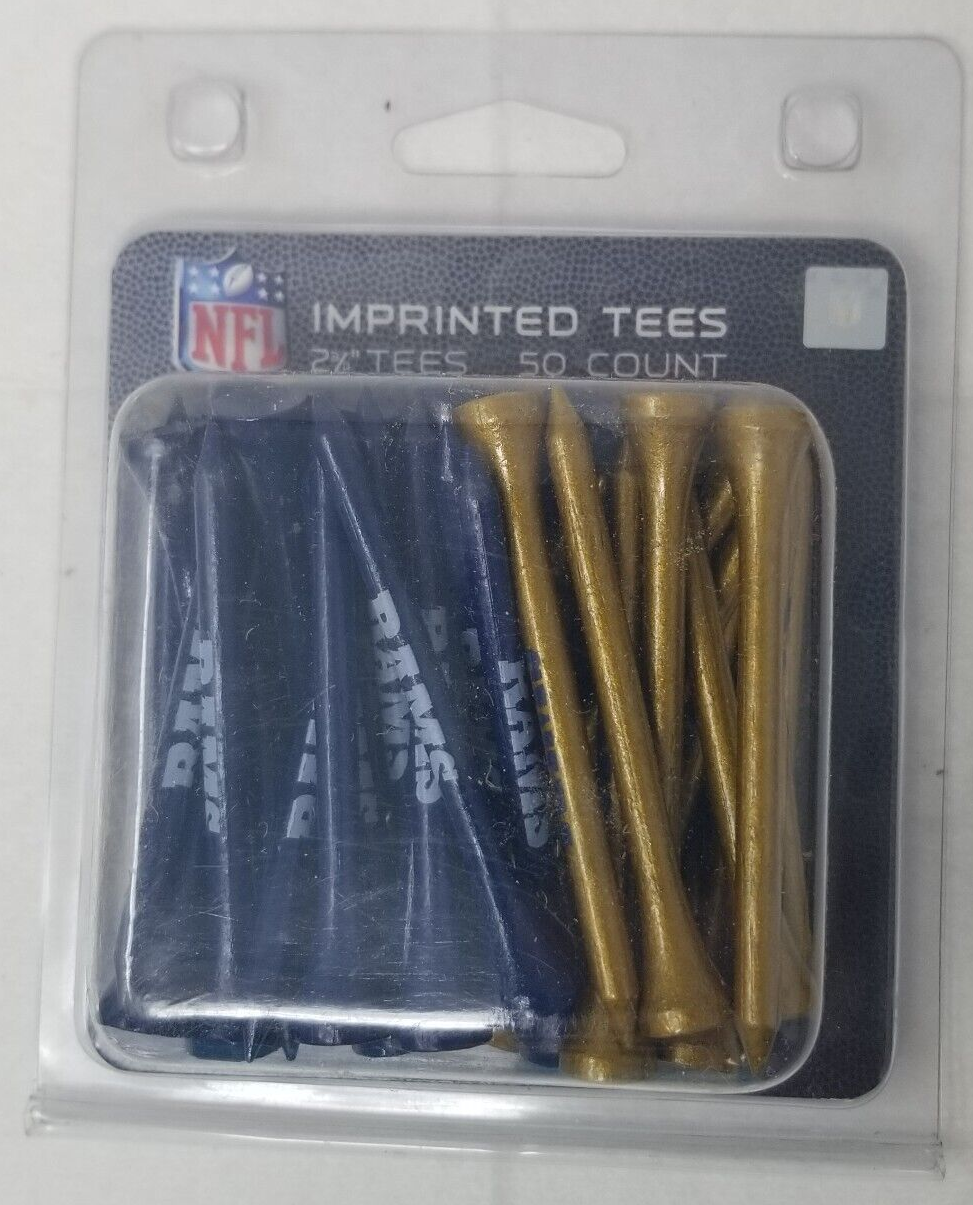 Primary image for Rams NFL Football Golf Tees 50 Count 2 3/4"
