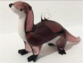 River Otter Blown Glass Ornament Handmade NIB Gift Boxed - £17.04 GBP