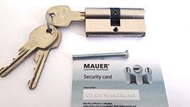 MAUER DT1 SKG High Security Euro Cylinder Lock/Assa Abloy Group/3 Keys /ID card  - £46.78 GBP