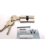 MAUER DT1 SKG High Security Euro Cylinder Lock/Assa Abloy Group/3 Keys /... - $55.73