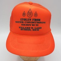 Mesh Snapback Trucker Farmer Hat Cap Stolen From Willard Lamb Hudson Michigan - £32.91 GBP