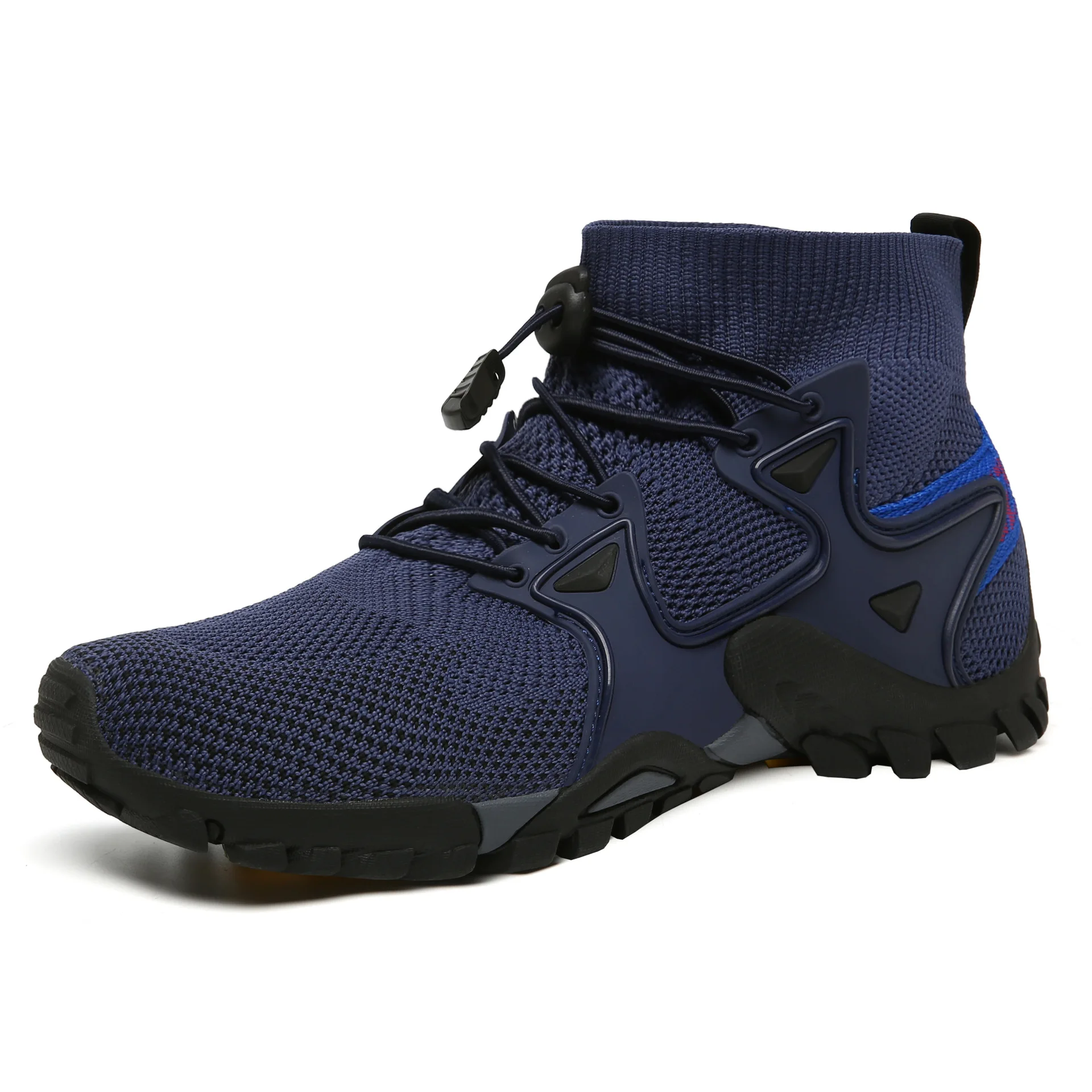 Shoes for Men Walking Summer New High Top Boots Breathable Mesh Mountaineering O - £47.90 GBP