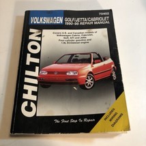 1990-1999 Volkswagen VW Golf Jetta Cabriolet Chilton Repair Service Manu... - $13.06