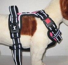 PoyPet No Pull Dog Harness No Choke Front Lead Reflective Harness Pink Medium - £12.94 GBP