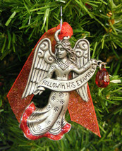 Angelic Colors Of FAITH-FOLLOW In His Example Gloria Duchin Pewter Xmas Ornament - £7.81 GBP