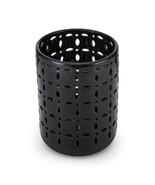 Elements 6.3x6.3x8.66 Inch Black Ceramic Cutout Vase - €18,49 EUR