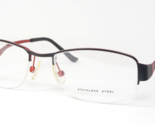 OU 33.432.01 Black /Candy Red UNIQUE RARE EYEGLASSES GLASSES 51-18-135mm... - $97.01