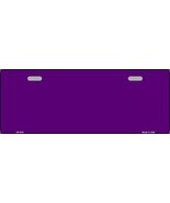 Solid Purple Novelty Half License Plate - £14.34 GBP