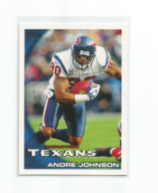 Andre Johnson (Houston Texans) 2010 Topps Card #50 - £3.12 GBP