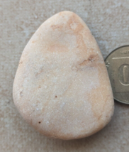 Natural Yellow ? Triangle MINERAL Rough Raw Stone ? Rock Netanya Beach I... - £1.46 GBP