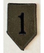 1st Infantry Division US Army Patch Uniform Green and Black 3 3/4&quot; x 2 1/4&quot; - £4.67 GBP