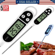 Digital Food Thermometer Kitchen Bbq Cooking Meat Temperature Measure Probe Tool - £10.26 GBP