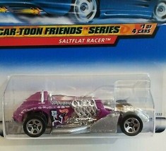 Hot Wheels #985 Car-Toon Friends Saltflat Racer Natasha Fatale Purple Vi... - $1.20