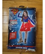 Super Girl Halloween Costume DC Comics Original Girls Size Med 7-8 Worn 1X - $409.55 MXN