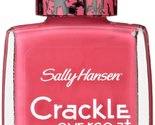 Sally Hansen Crackle Overcoat Nail Polish, Fuchsia Shock, 0.4 Fluid Ounce - £6.05 GBP