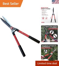 Durable B620A Hedge Shears - Carbon Steel Wavy Blade &amp; Alloy Steel Comfo... - $1,064.87 MXN