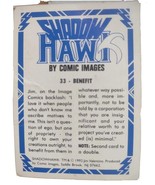 1992 Comic Images/ Shadow Hawk by Comic Images/ Spawn Card #33 Benefit C... - £2.46 GBP