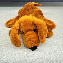 Cal Toy Caltoy Plush Brown Puppy Dog Dachshund Plush Hand Puppet Stuffed Animal - £11.86 GBP