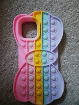new POP IT Phone Case for iPhone 12 Pro Stress Relief Push Pop Bubble Fidget Toy - £3.89 GBP