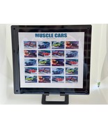 Muscle Cars Collectible Postage Stamp Framed Artwork - $79.99