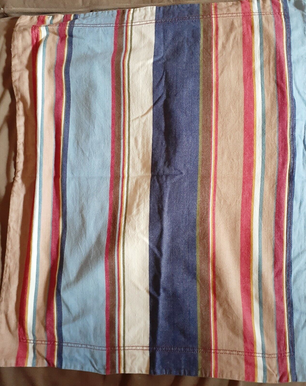 POTTERY BARN KIDS Striped Multicolor PILLOW SHAM Cover 2007 STANDARD 26"x20" - $39.00