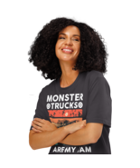 Unisex Organic Ribbed Neck T-Shirt – Monster Truck (Anthracite) - $54.99