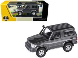 2014 Toyota Land Cruiser 71 SWB Graphite Gray Metallic 1/64 Diecast Model Car... - £18.95 GBP