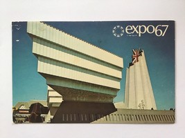 ✍️ collectible POSTCARD posted w/STAMP ✉️  Montreal EXPO 67 PAVILLION Ca... - £1.95 GBP