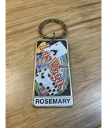 Vintage Las Vegas Name Rosemary Keychain Monte Carlo Luxor Excalibur KG JD - $20.35 CAD