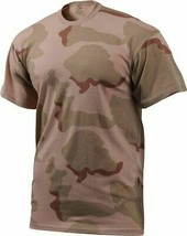 DCU HOT WEATHER DESERT CAMOUFLAGE DRY WICKING T-SHIRT MILITARY 4XL - $21.86