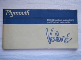 1979 70 Exploitation Instructions Et Produit Information Volare - £11.84 GBP