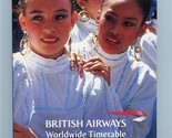British Airways Worldwide Timetable October 1997 March 1998 Concorde - $37.62