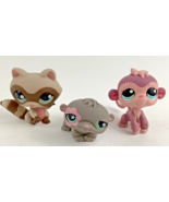 Littlest Pet Shop Bobblehead Monkey Raccoon Hamster Lot Animal Figure LP... - $49.45