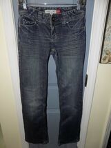 Aeropostale Medium Denim Wash Chelsea Bootcut Jeans Size 1/2 Women's EUC - $27.00