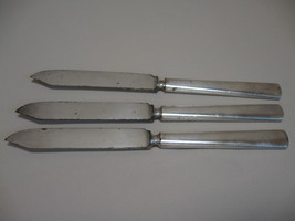 Rogers Cutlery Co Silver Plate Qty 3 Knifes 6 1/2&quot; Long 1871-1898 - $9.95