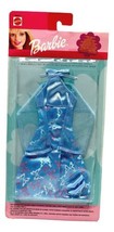 Barbie Fashion Blue Dress Doll Clothing Glow In Dark Mattel 2000 New On ... - $24.95