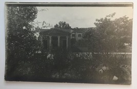 RPPC of Old Building or House with Overgrowth of Brush and Trees AZO Dark - £4.63 GBP