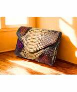 Hand Carry Snakeskin Envelope Purse - $165.00
