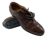 Sergio Rossi Brown Leather Derby Brogue Shoes Men&#39;s UK 10 US 12 - $69.29
