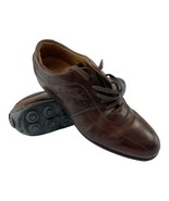 Sergio Rossi Brown Leather Derby Brogue Shoes Men&#39;s UK 10 US 12 - $96.13 CAD
