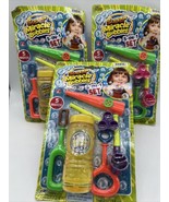 (3) ￼Super Miracle Bubbles 5 In 1 Set￼ Wands &amp; 4oz Imperial Toys pool su... - $10.85