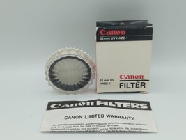 Canon 52mm UV Haze-1 Lens Filter for 35mm Camera - £14.77 GBP