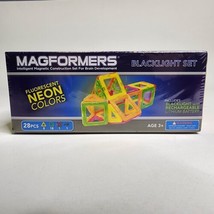 Magformers Backlight Set 28 Piece Fluorescent Glow 33062 New 28 PCS Magnetic - £27.65 GBP