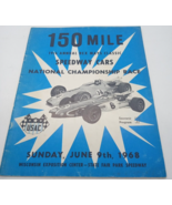 1968 Wisconsin State Fair 150 Mile Race Souvenir Program (USAC) Indy pep... - £18.65 GBP