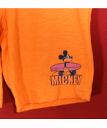 Spotted Zebra Disney Mickey Mouse Surf Board Drawstring Knit Orange Shor... - $197.05 MXN