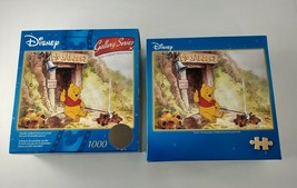 2007 Disney WINNIE THE POOH Gallery Series 1000 Piece Real Wood Puzzle N... - $39.95