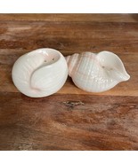 Otagiri Seashell Nautilus Conch Salt &amp; Pepper Shakers Handcrafted Japan ... - $10.40