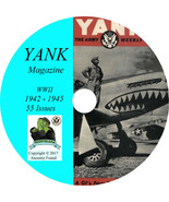 Yank Magazine - 55 Issues - WWII World War - Newspaper - soldiers CD DVD - £5.30 GBP