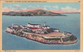 San Francisco California CA The Rock Alcatraz Island Federal Prison Postcard D48 - £2.34 GBP